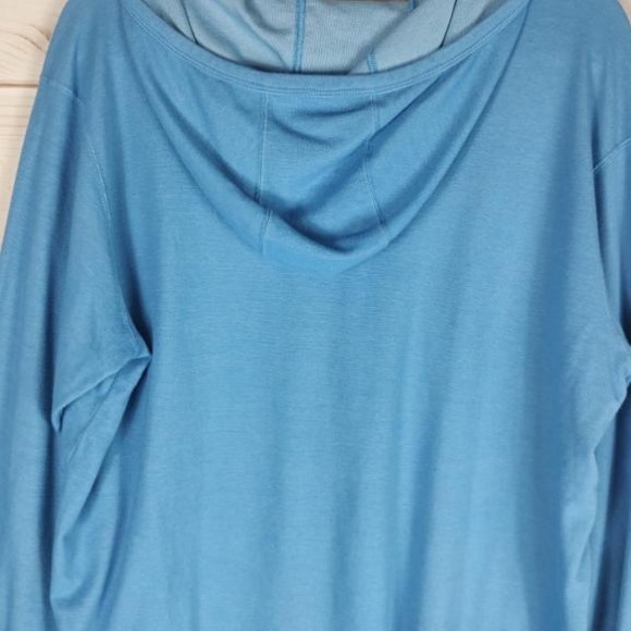 Insect Shield XL M Sweater Women’s Blue Hooded Long Sleeve Pullover. - Picture 9 of 12